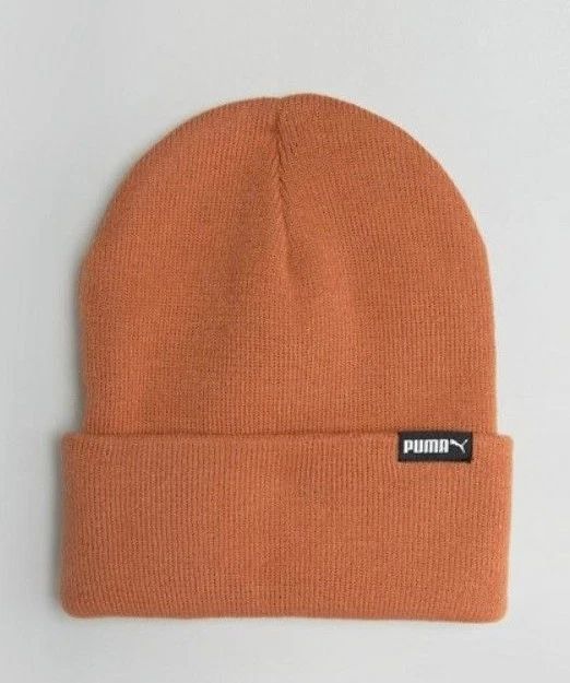PUMA Beanie Hat In Copper Orange Archive No 1 UNISEX Warm Winter