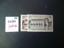 1359  TP FRANCE NEUF 1944 N° 610/611 ** Cote 1,80 €