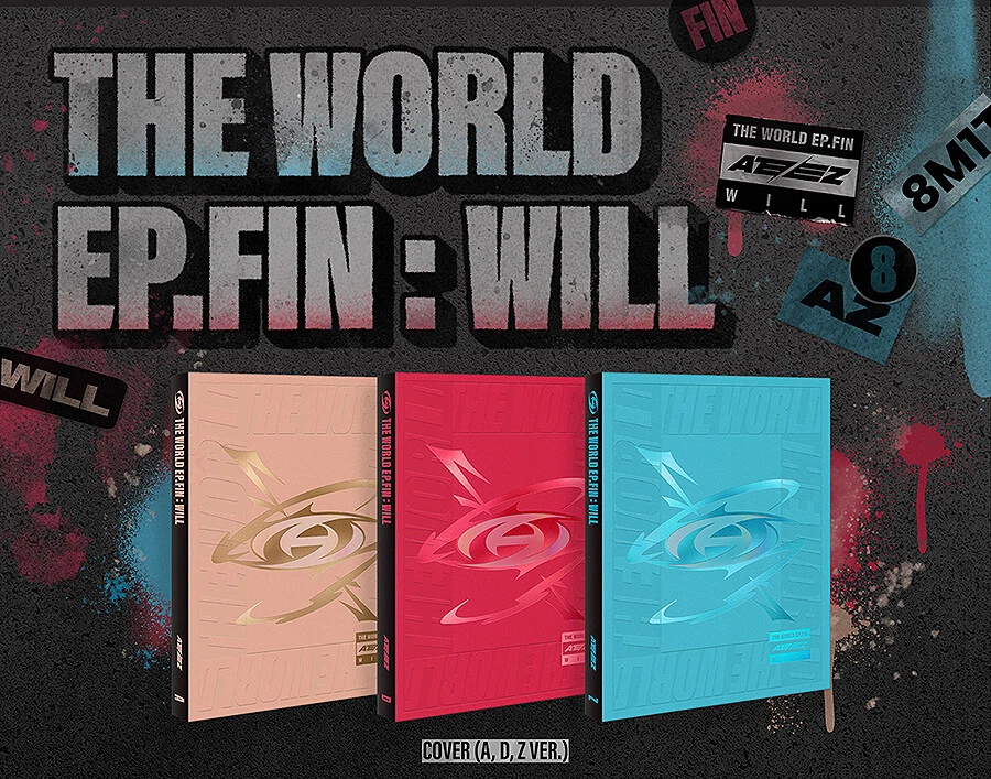ATEEZ [THE WORLD EP.FIN : WILL] 2nd Album CD+Photo Book+2