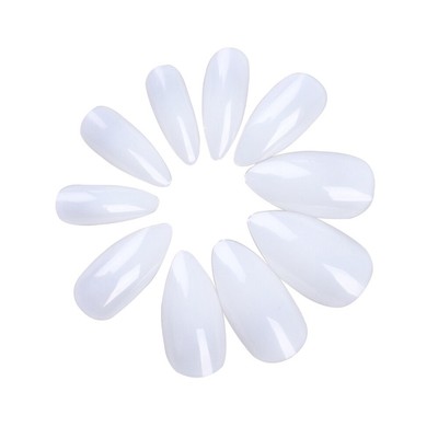 600pcs Sharped Ending Full Cover Nagelspitzen Krallen Falsche Nägel