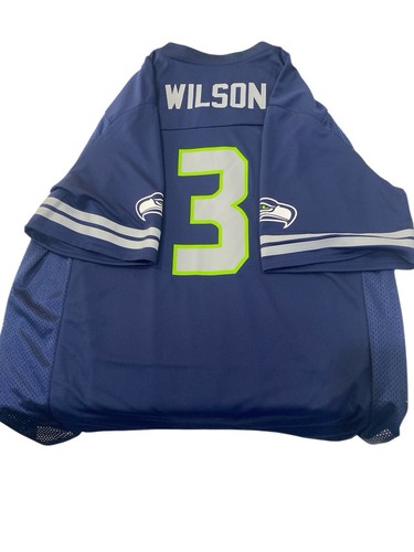 Preowned NFL Team Apparel Seattle Seahawks #3 Russell Wilson Jersey Size 2XL R5 - Picture 8 of 8