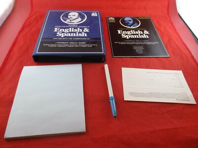 Computer Education Series English & Spanish Commodore 64 C64 EMPTY Box / Manual 