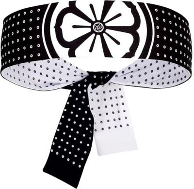 Karate Kid Cobra Kai Tenugui Reversible Warrior Headband, Bushido Hachimaki