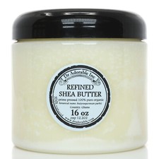 Pure Refined Shea Butter Cold Pressed Organic 2 oz 4 oz 8 oz 12 oz up to 12 Lb