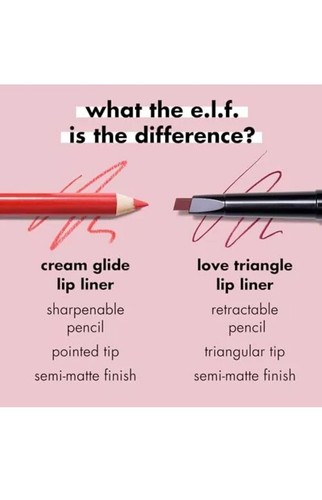 e.l.f. Cream Glide Lip Liner High Pigment Pencil Shaping & Sculpting Dark Coco - Picture 8 of 8
