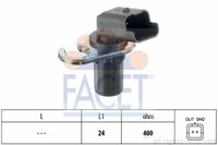 Facet Kurbelwellensensor FüR Citroen BERLINGO,C4 I,C5 I II III,C6,C8,JUMPY