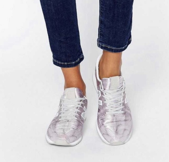 new balance metallic trainers