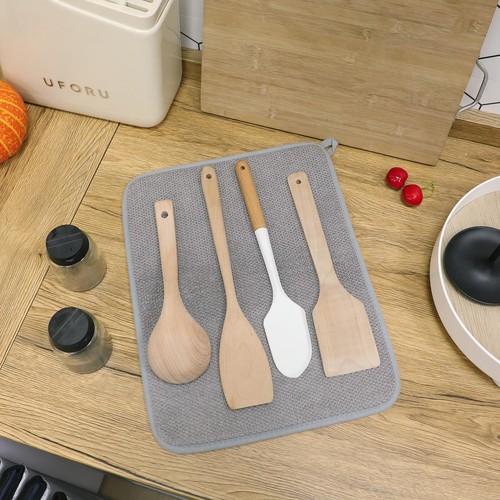 Microfiber Small Dish Drying Mat Absorbent Kitchen Dish Drying Pad Dish Drain... - Picture 5 of 7