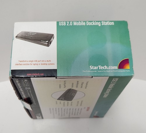 StarTech USB 2.0 Mobile Docking Station Laptop/PC Bkwrd Compat Access Incl New - Picture 15 of 20
