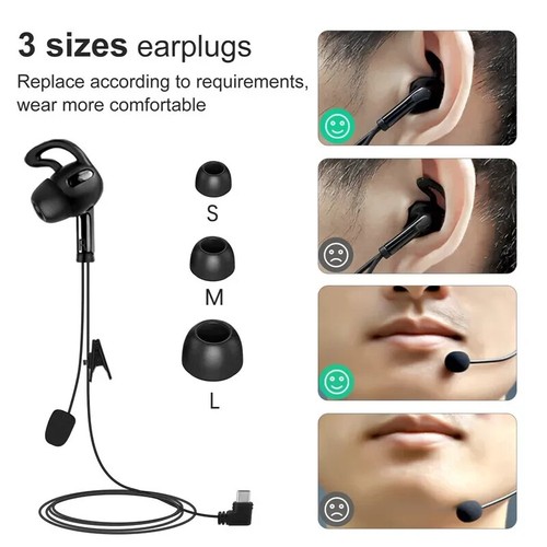 Pro Football Headset Soccer Bluetooth Referee Intercom Earpiece Communication - Picture 8 of 10