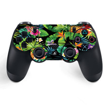 Skins Decal Wrap for PS4 / PS4 Pro Controller - tropical flowers hibiscus hawaii