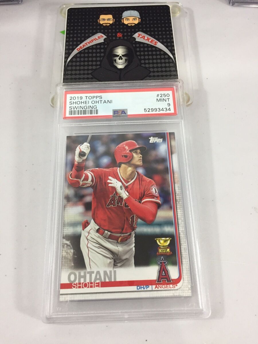 Shohei Ohtani 2019 Topps Swinging Rookie #250 Psa 9 Pop 54 Shohei Ohtani 2019 Topps Swinging Rookie #250 Psa 9 Pop 54