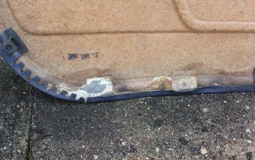 GENUINE BMW E34 FABRIC CLOTH INDIGO BLUE FRONT REAR DOOR TRIM PANEL 3PCS OEM - Picture 8 of 12