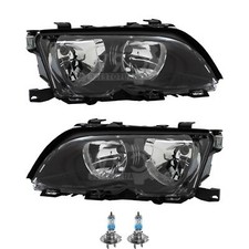 Scheinwerfer Set inkl. OSRAM Lampen H7 mit LWR Motor für BMW 3er Touring E46