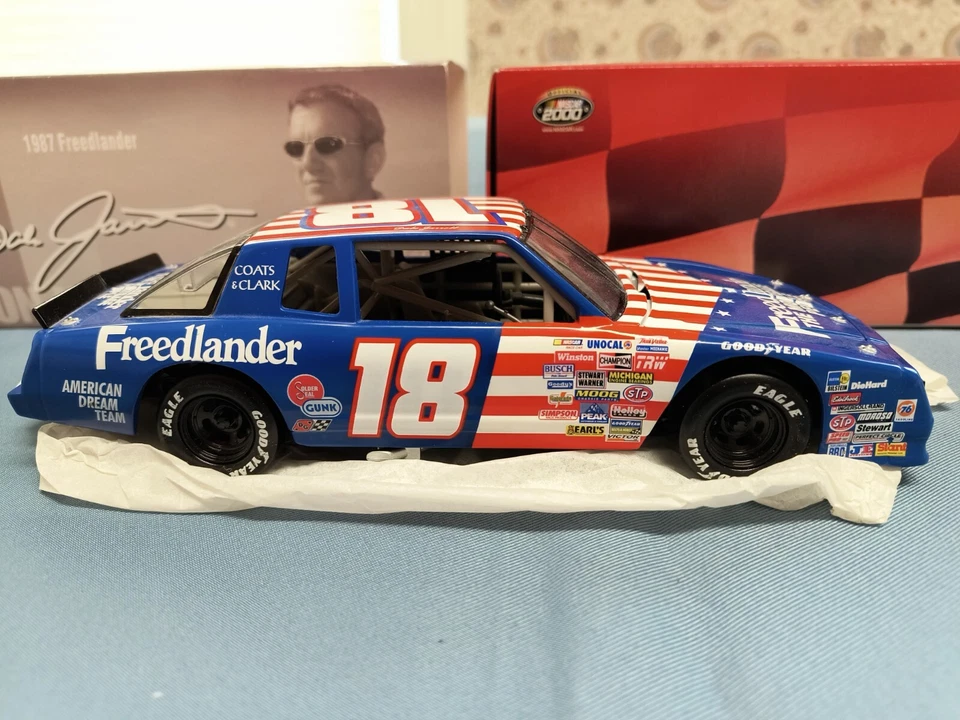 Acción 1:24 Historical Dale Jarrett 18 1987 Monte Carlo Bank Freedlander 1/492 Foto 4 de 4