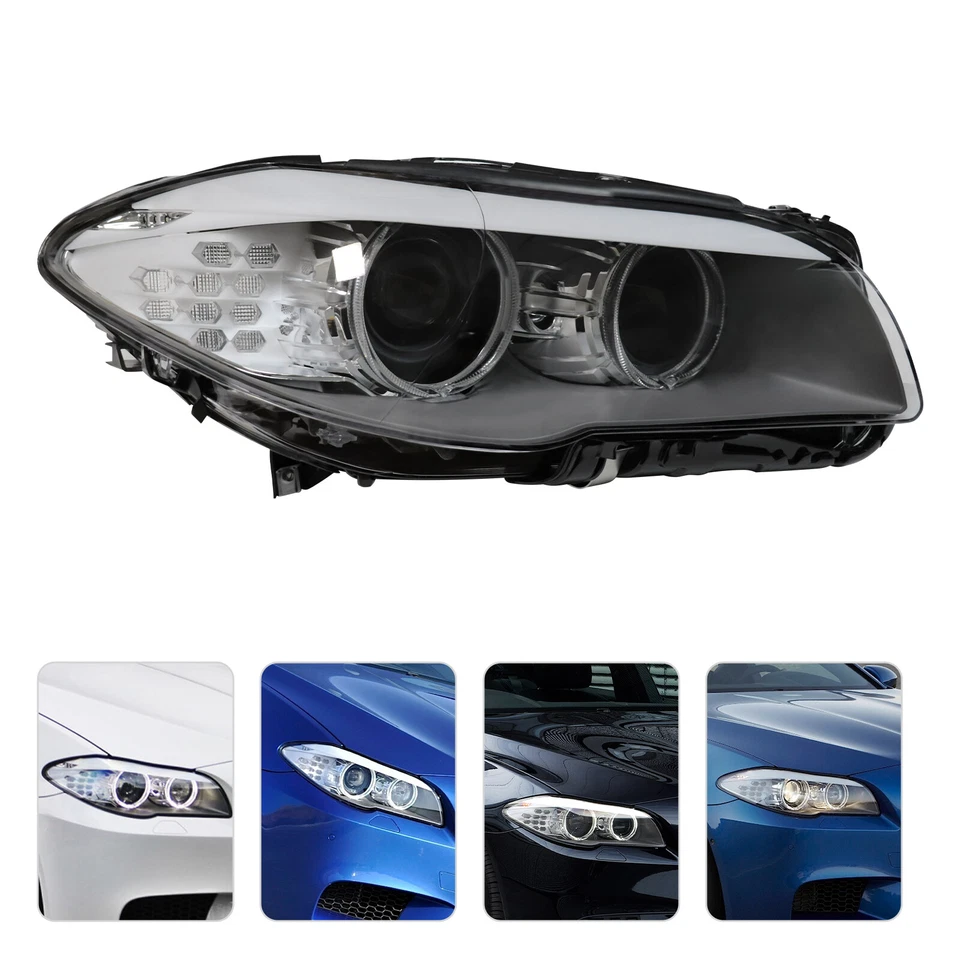 Xenon Headlight Right Side Lamp For 2011-2013 Bmw 5 Series F10 528i 535i 550i US Foto 2 de 4