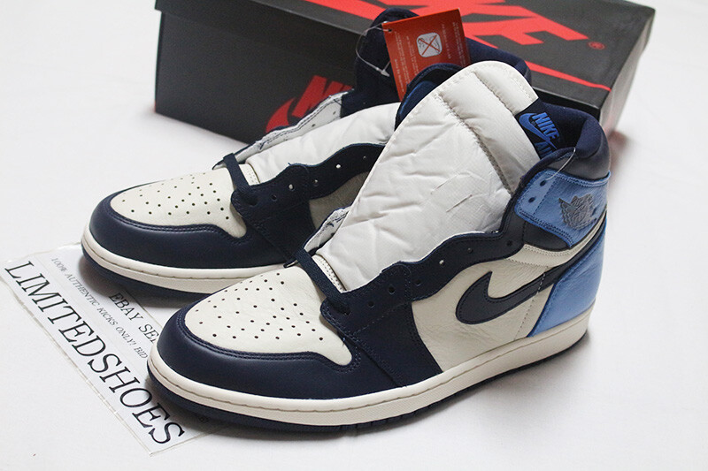 スニーカー NIKE Air Jordan 1 Retro High OG 'Obsidian' UNC AW 19 2019 Size 13 - Jordan 1 Retro OG High Obsidian UNC 2019 for sale