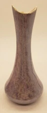 Vintage Mid Century Elynor China USA Lilac Purple Lusterware Bud Vase 6.75"