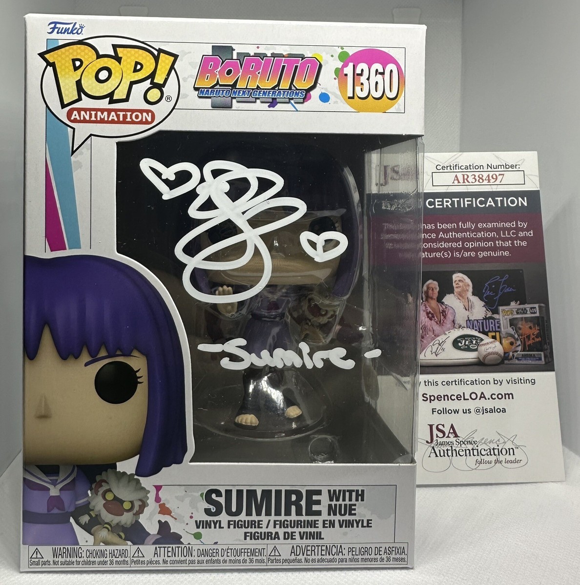 Erica Lindbeck Signed Funko Pop! #1360 Boruto Naruto Next