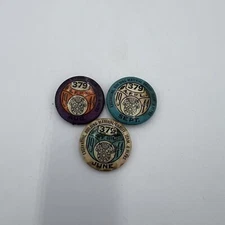 1974 UNION A.F. of L. Vintage Pinbacks Excavating, Building Material Chauff