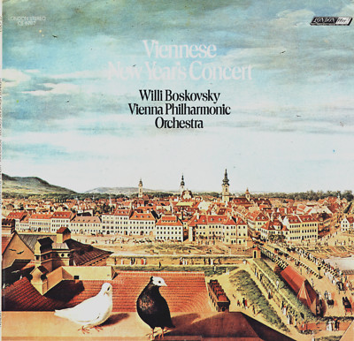 LP VIENNESE NEW YEAR'S CONCERT WILLI BOSKOVSKY VIENNA PHILH ORCH LONDON CS 6707