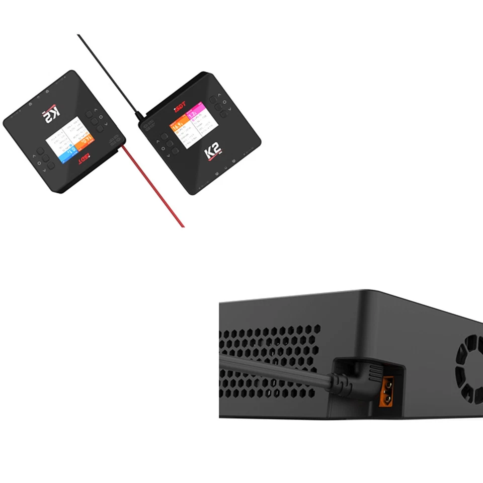 ISDT K2 AC 200W DC 500Wx2 Balance Charger Discharger for Lipo NiMh Pb Battery - Image 4 of 4