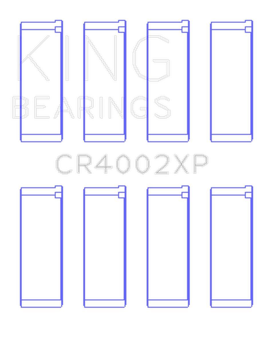 King Engine Bearings CR4002XP0.25 CONNECTING ROD BEARING SET For MAZDA B6, B6-T,