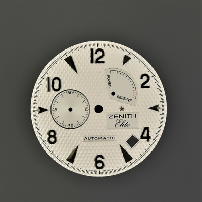 ZENITH Dial Zifferblatt 03.0516.685 Defy Elite Power Reserve Silver Automatic