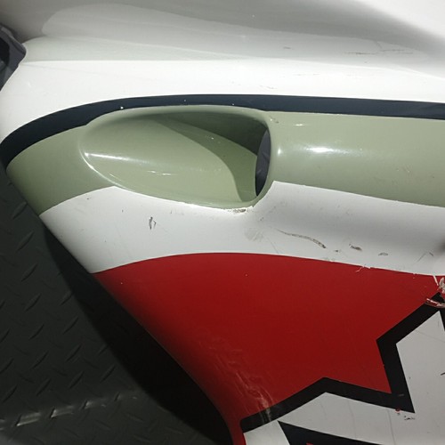♻️ Cagiva Canyon 500 1996 - 2002 Front Left Fairing Body Panel Red & White 80040 - Picture 8 of 21