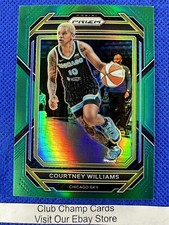 2023 #19 Courtney Williams WNBA Panini Prizm Basketball Green Prizm Sky
