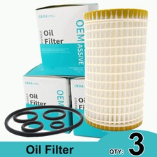 3x Engine Oil Filter Car For Mercedes-Benz W210 W211 W212 A207 C207 S211 E-Class