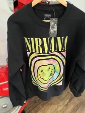 Nirvana Black Sweatshirt Medium 