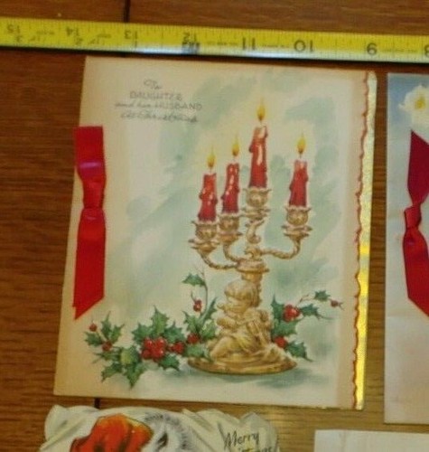 4 VINTAGE GREETING CARDS FROM 1947 {10} - Picture 7 of 8