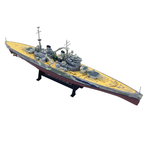 Alloy+ABS 1:1000 WWII 1941 HMS Prince of Wales Battleship Model For Decoration - Afbeelding 1 van 7