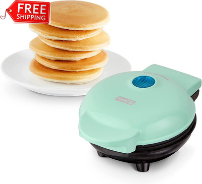 DASH Mini Maker Electric round Griddle for Individual Pancakes, Cookies, Eggs & 