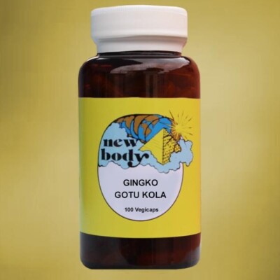 New Body Products Gingko/Gotu Kola - No Binders, fillers or additives