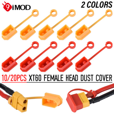 9imod 10/20PCS XT60 Plug Dust Cover Female Head Cover for Rc Lipo Battery