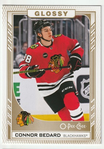 2023-24 Upper Deck (OPC) Glossy "Gold Parallel" SSP # R-47 Connor Bedard RC!!