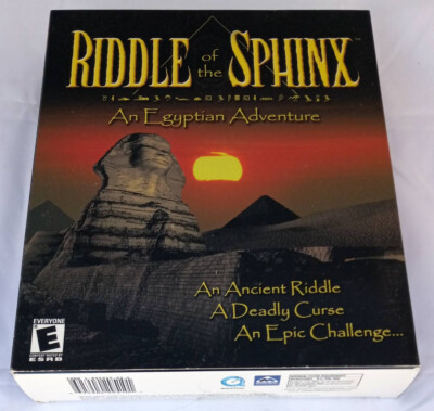 Riddle of the Sphinx: An Egyptian Adventure (PC, 2000) for sale 