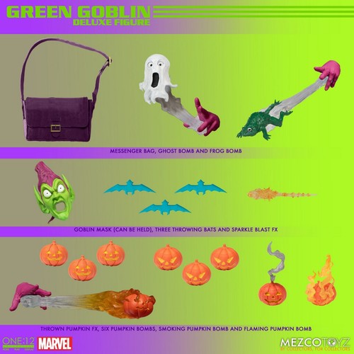 the ONE 12 COLLECTIVE: MARVEL – GREEN GOBLIN 1/12 Action Figure 17 cm MEZCO TOYS - Bild 15 von 16