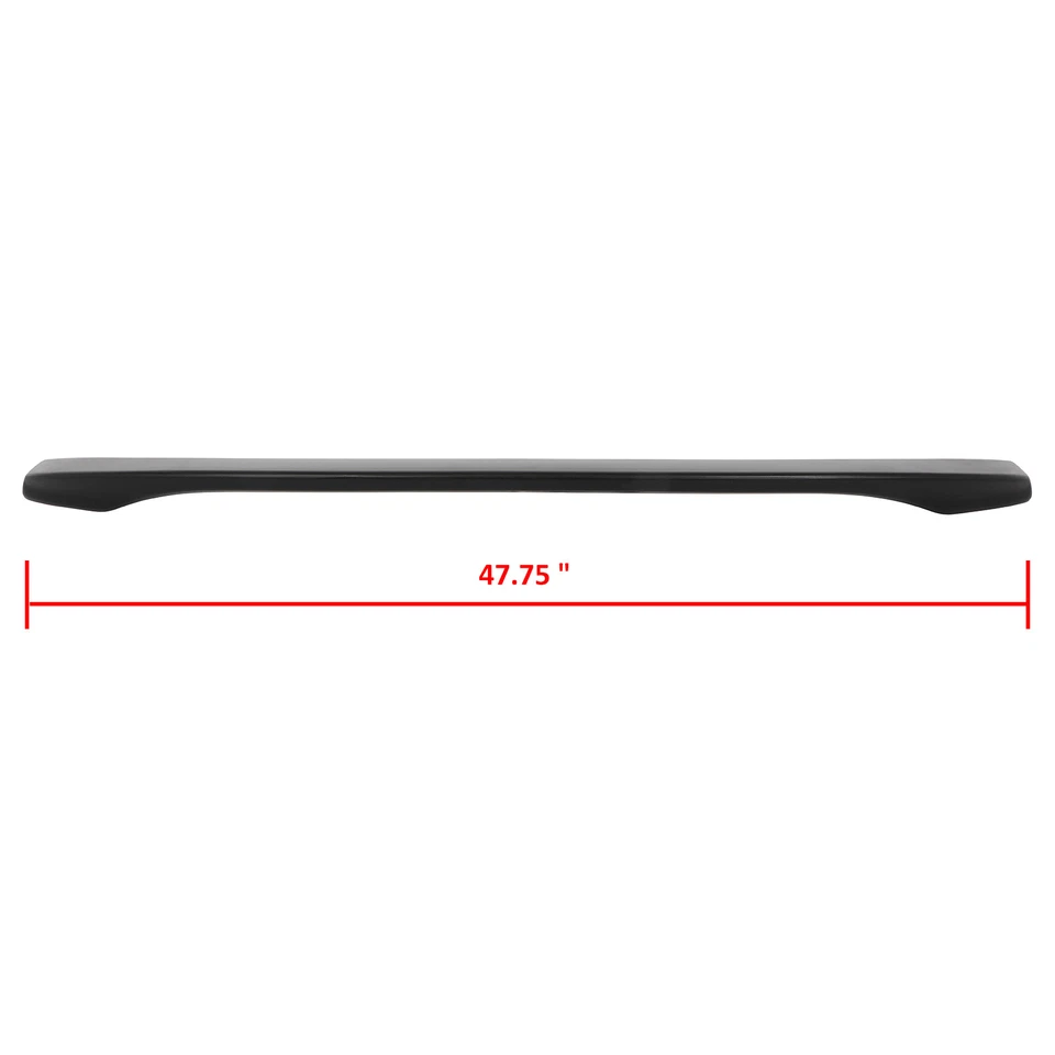 For 2007-2012 Lexus ES350 Sedan ABS Plastic Matte Black Rear Trunk Spoiler Lip Foto 2 de 4
