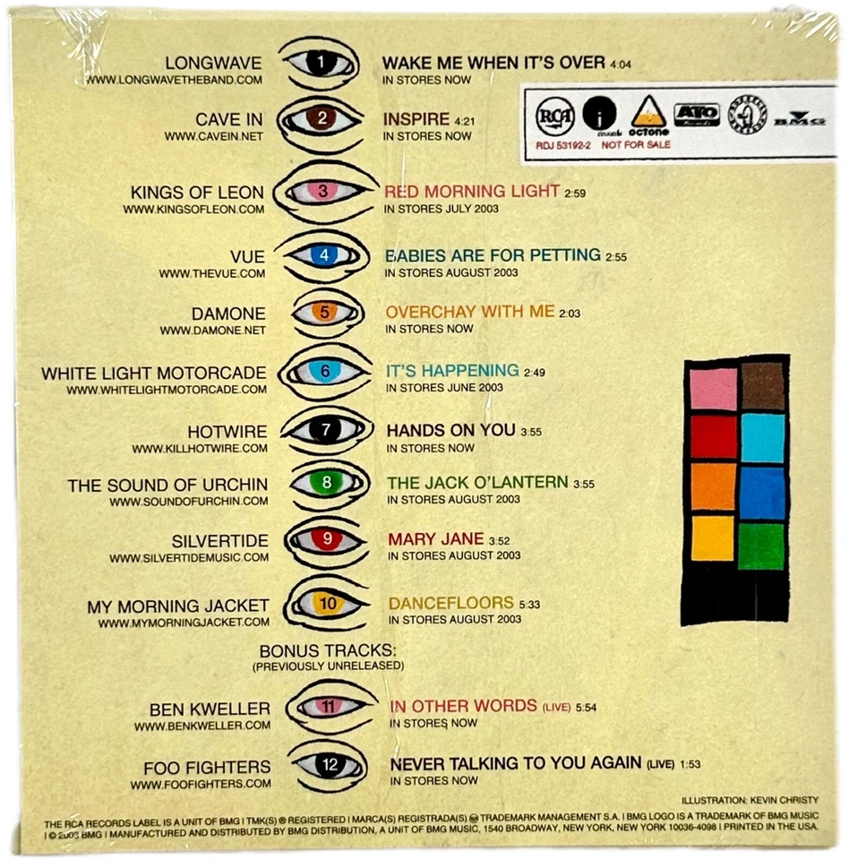 Foo Fighters Summer Brain Freeze CD RCA 2003 KINGS OF LEON/Silvertide Sealed - Image 2 of 2