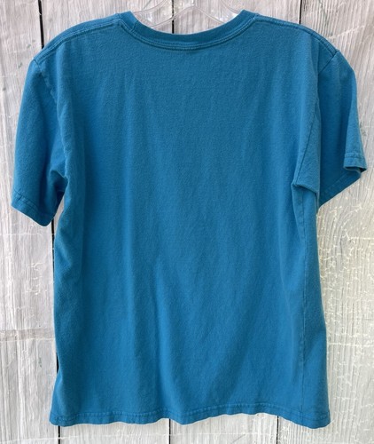 Boys Large Capsule Short Sleeve Shirt Blue Mountain Pink Sun - Picture 5 of 5