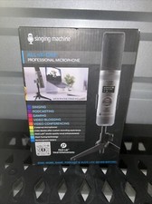   NEW The Singing Machine All-In-One Professional Microphone SMM2097 - Black