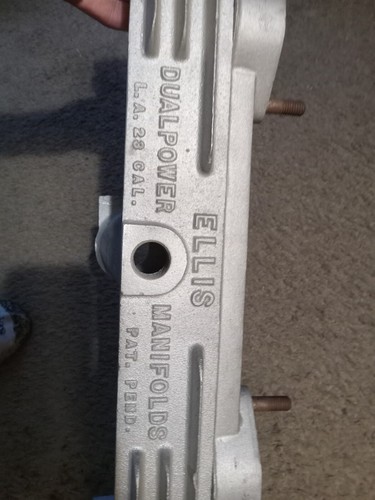 1939-1948 GMC Truck 2x1 Ellis Dual Power Aluminum Intake Manifold Street Rod 361 - Picture 2 of 9