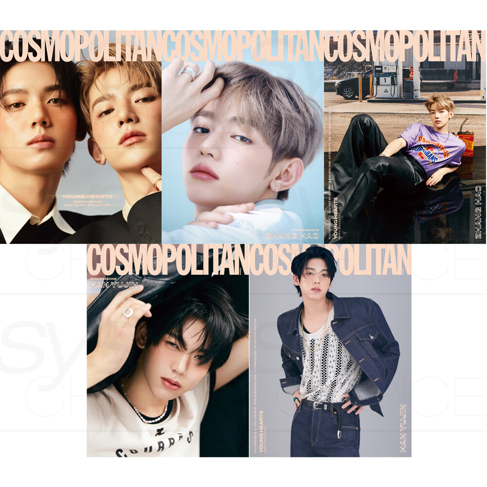 ZEROBASEONE ZHANG HAO HAN YUJIN COSMOPOLITAN KOREA Magazine