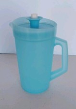 Miniature Children's Pitcher Tupperware Toys Tuppertoys Teal Blue 1399-16 Vtg