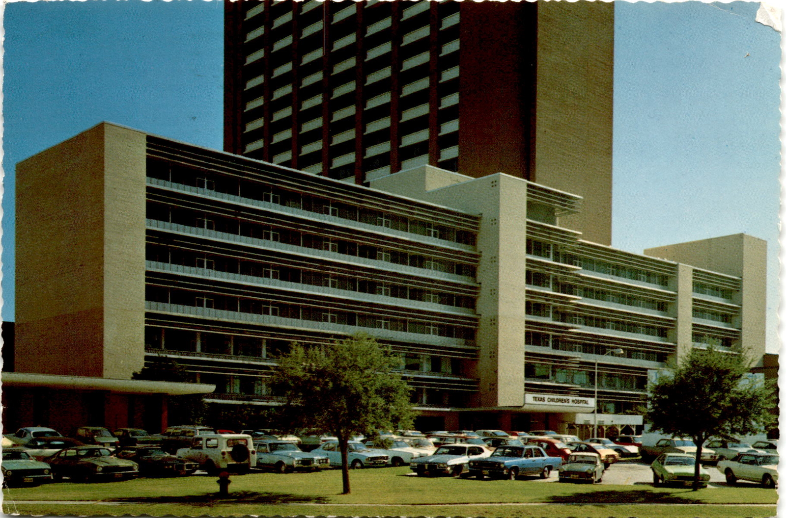 TEXAS CHILDREN'S HOSPITAL, HOUSTON, TEXAS, TEXAS MEDICAL Postcard