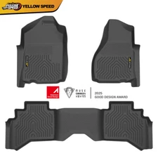 TPE Floor Mats Liners 3D Molded Fit For 02-09 Dodge Ram 1500 2500 3500 Quad Cab