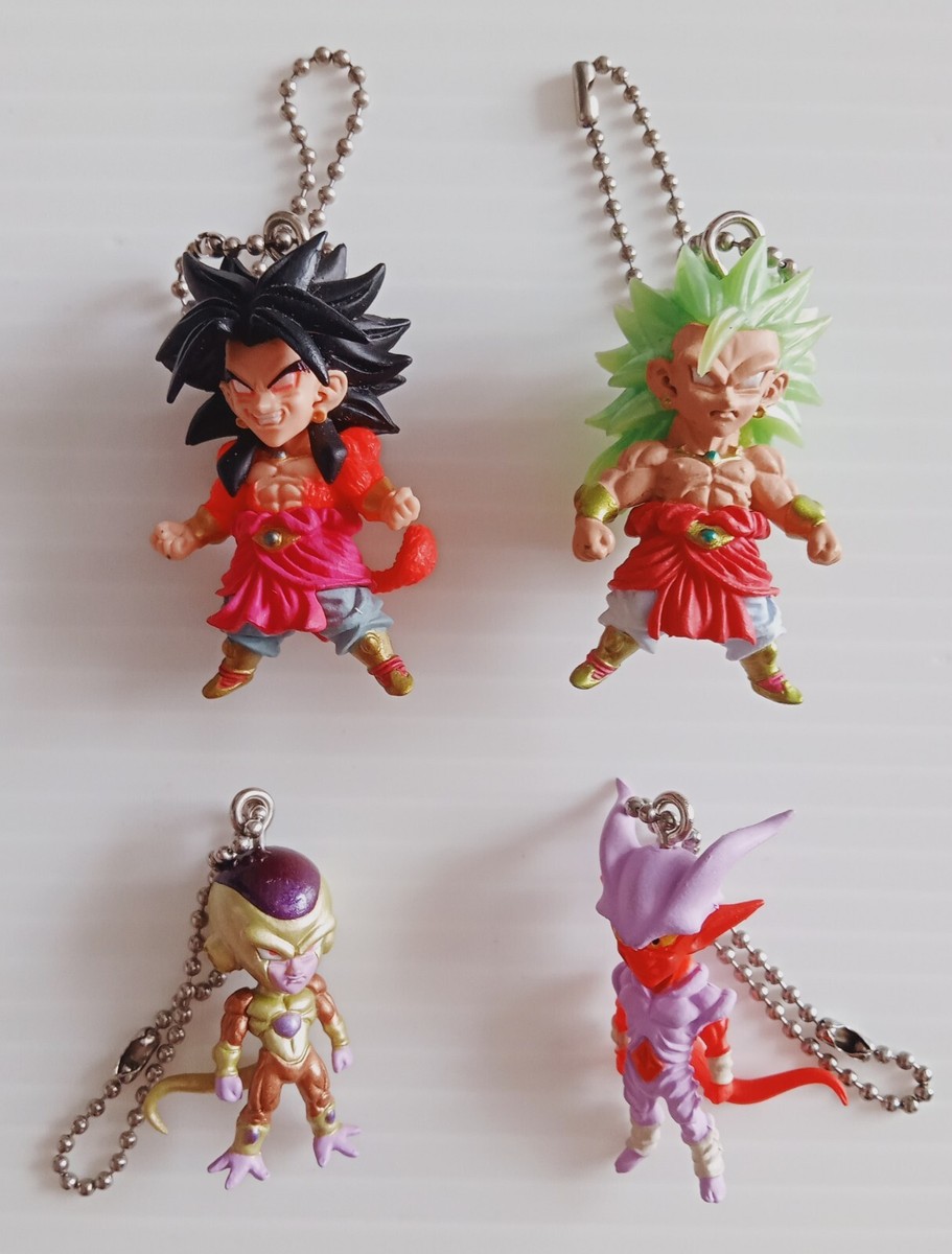 Dragon Ball Z Super UDM Keychain Figure Goku Vegeta Raditz Bardock